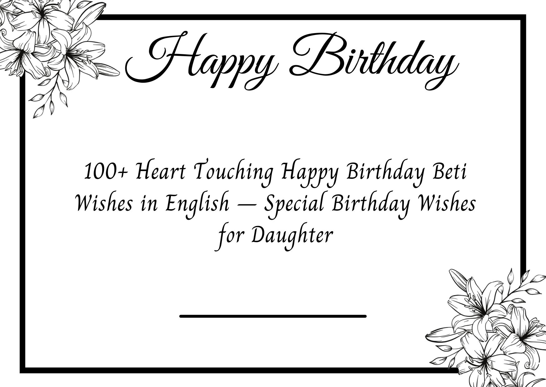 happy birthday beti wishes in english