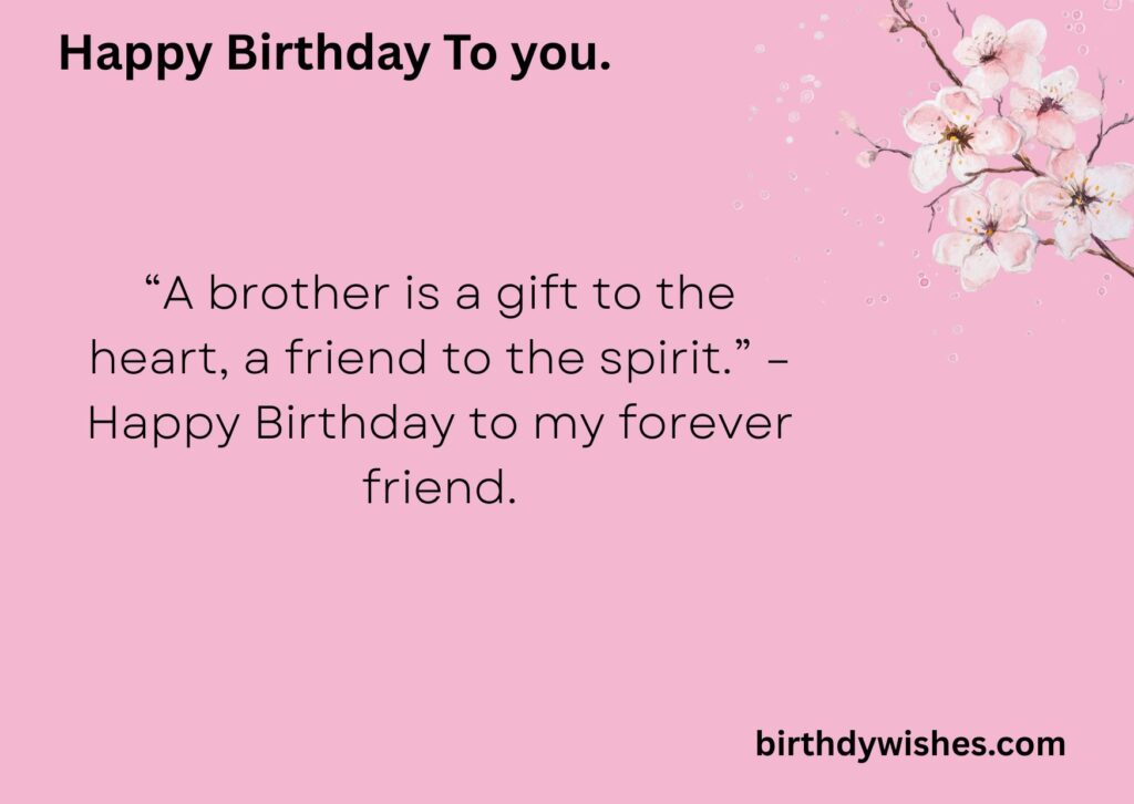 happy birthday wishes for brother in english