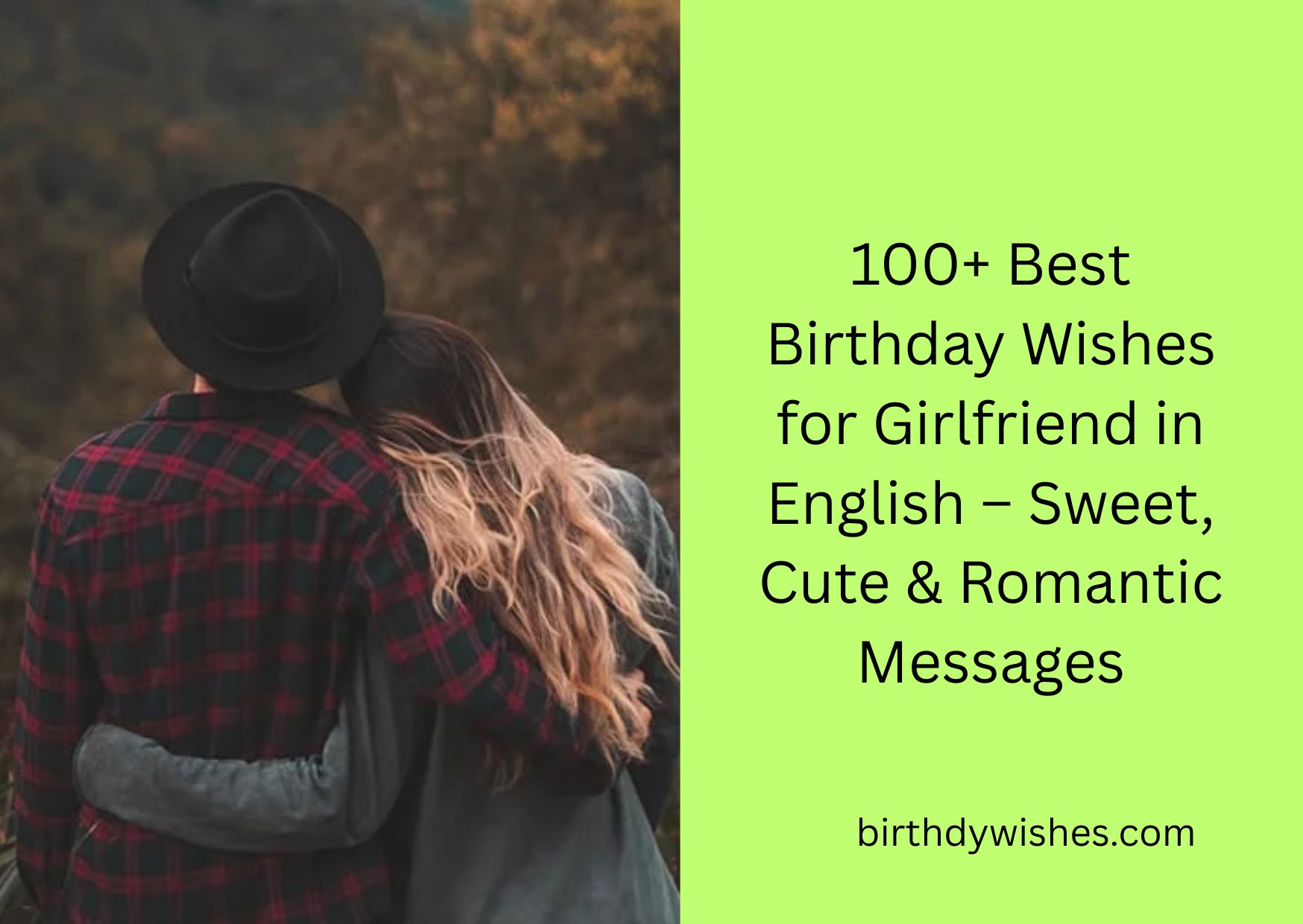 birthday wishes for girlfriend in english