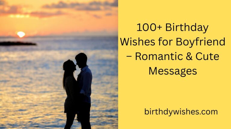 boy friend birthday wishes in english