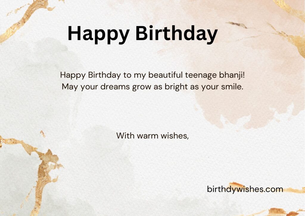 happy birthday bhanji wishes in english