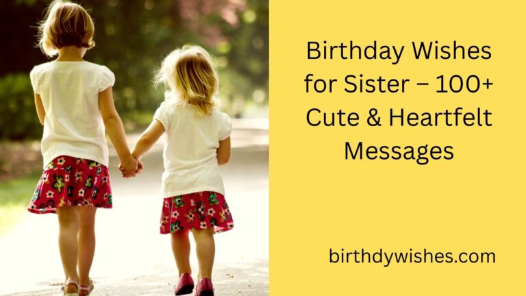happy birthday sister wishes in english