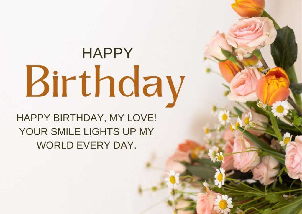 birthday wishes for love