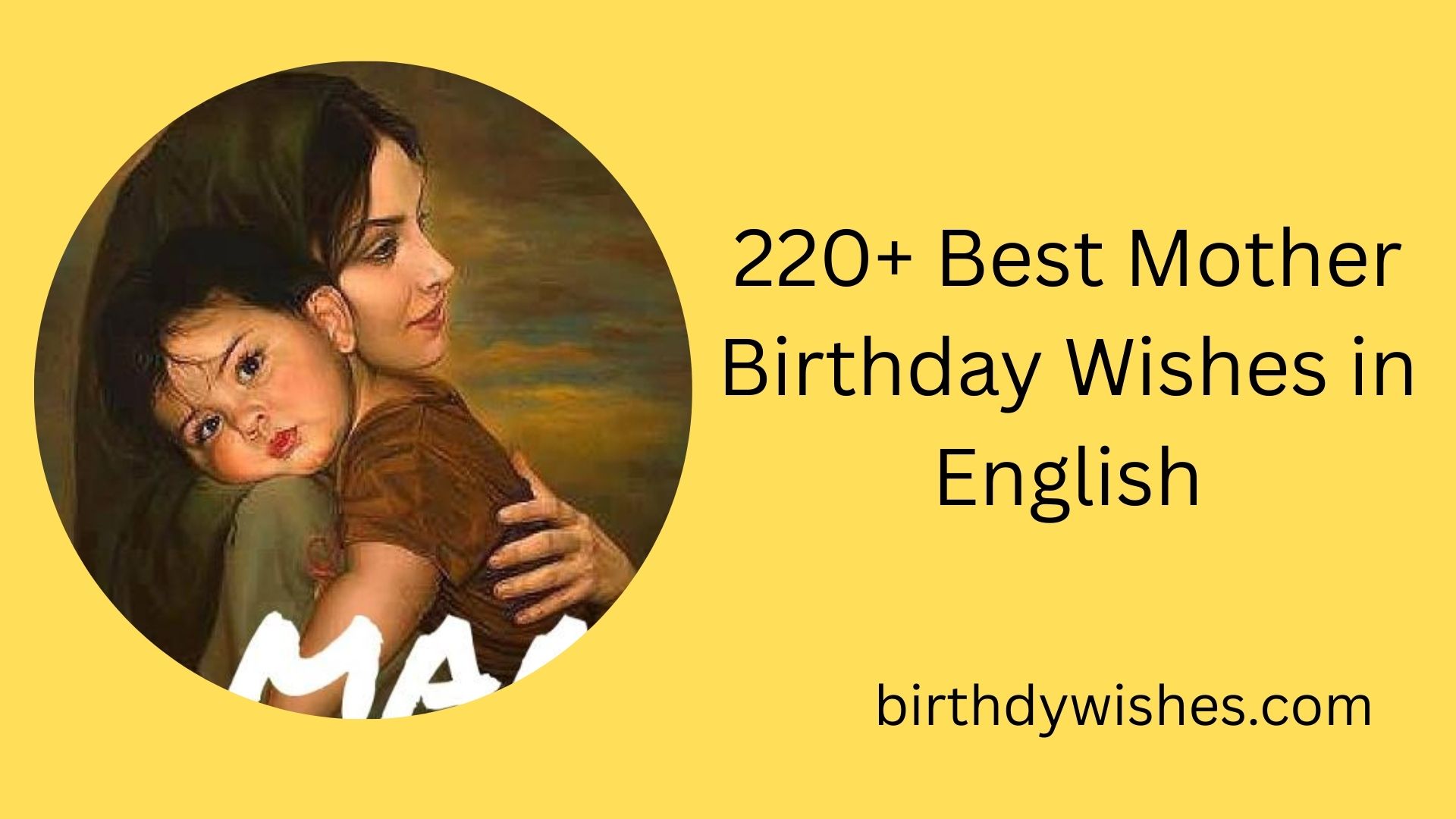 mother birthday wishes in english