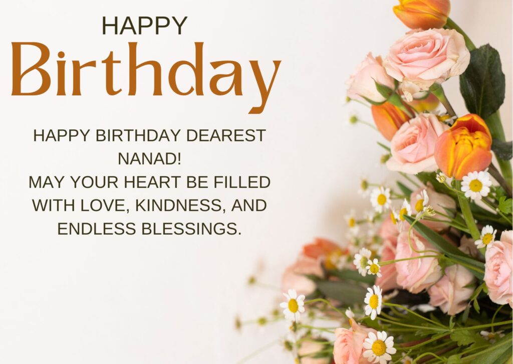nanad birthday wishes in english