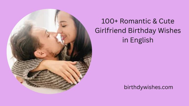 girlfriend birthday wishes in english