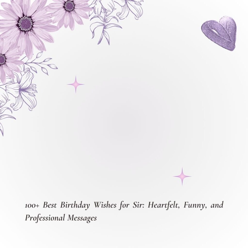 birthday wishes for sir