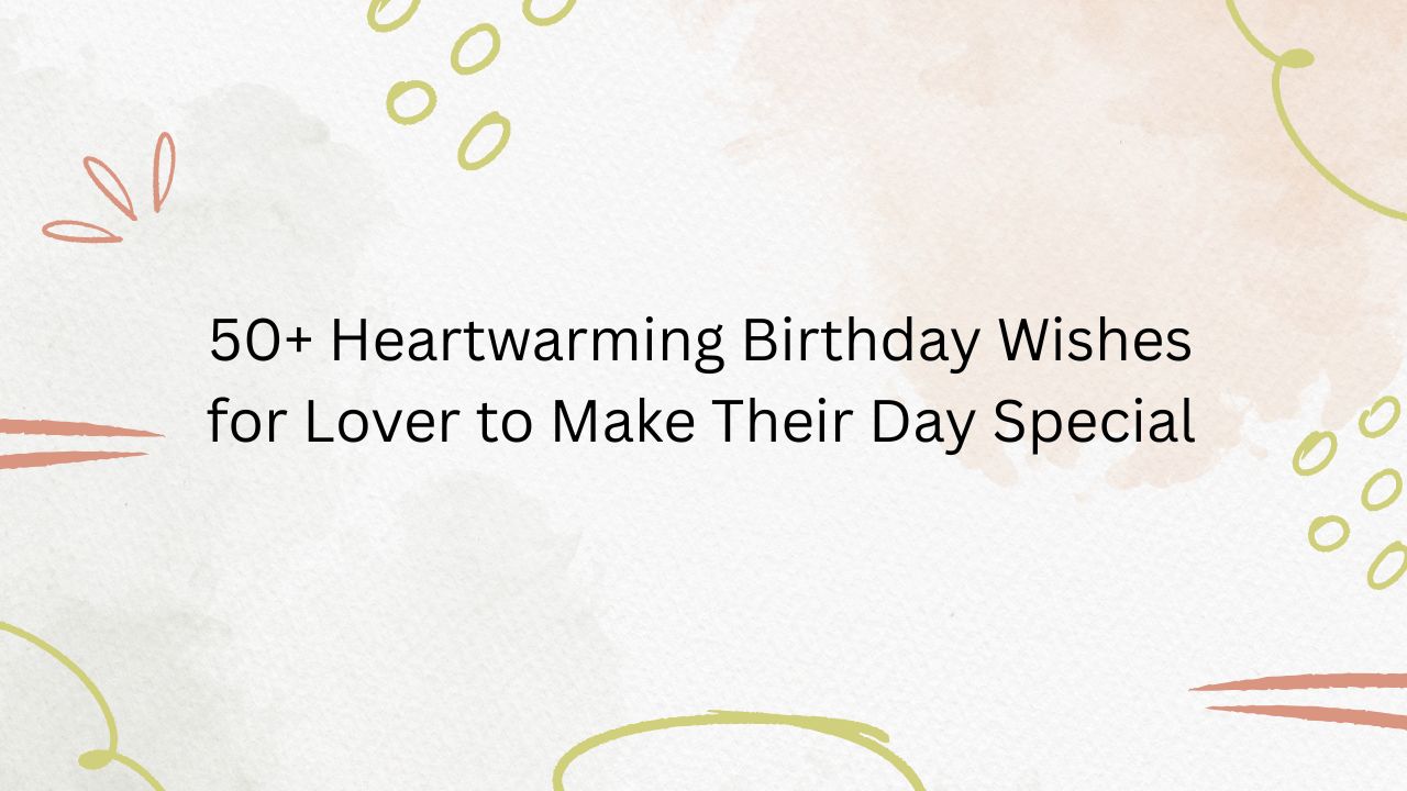 birthday wishes for lover