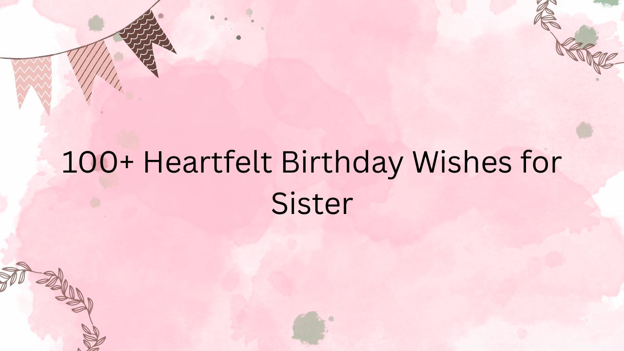 birthday wishes sister
