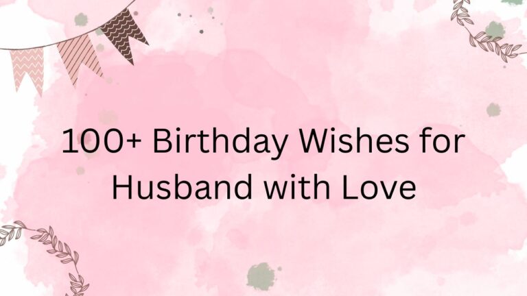 birthday wishes for husband with love
