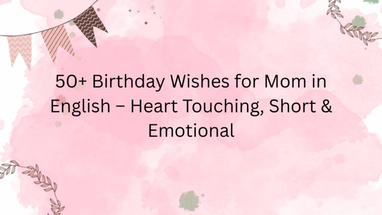 birthday wishes for mom