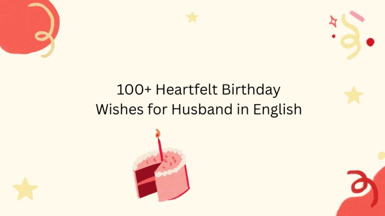birthday wishes for husband in english