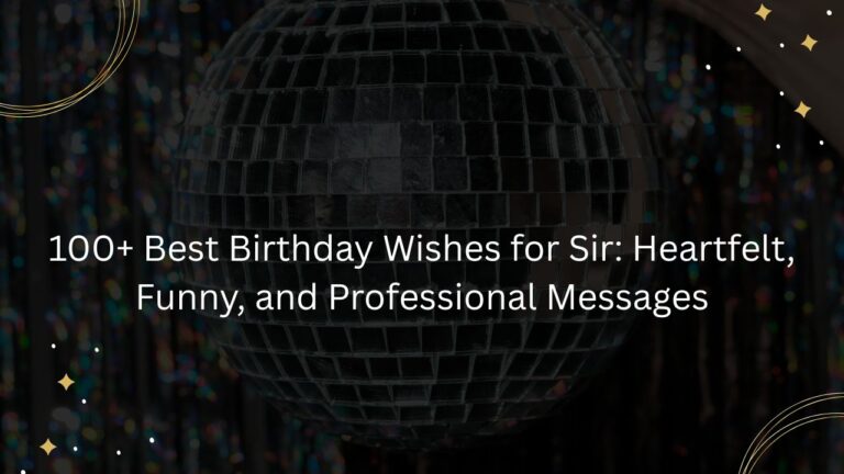 birthday wishes for sir