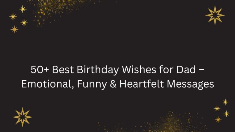 birthday wishes for dad