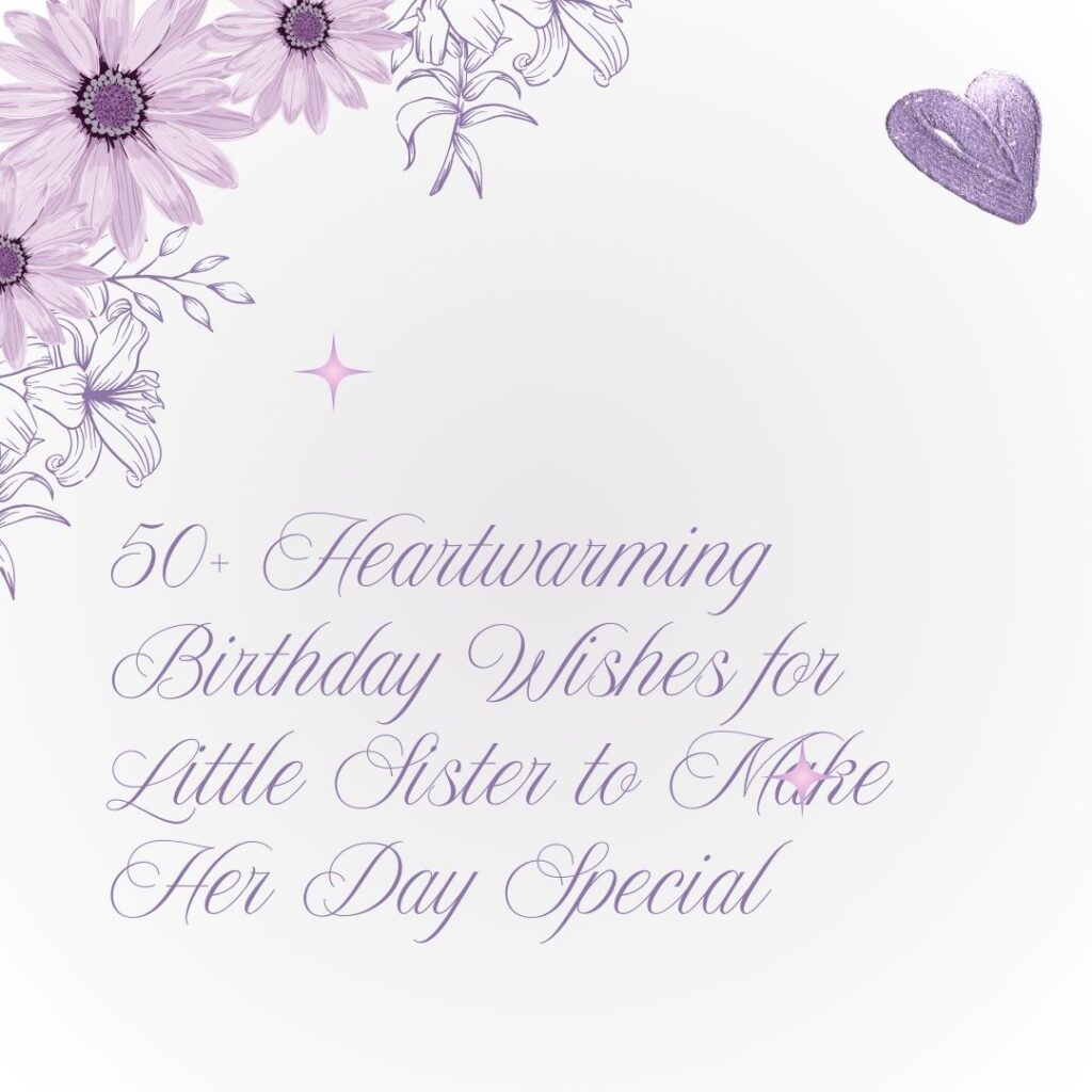birthday wishes for little sister