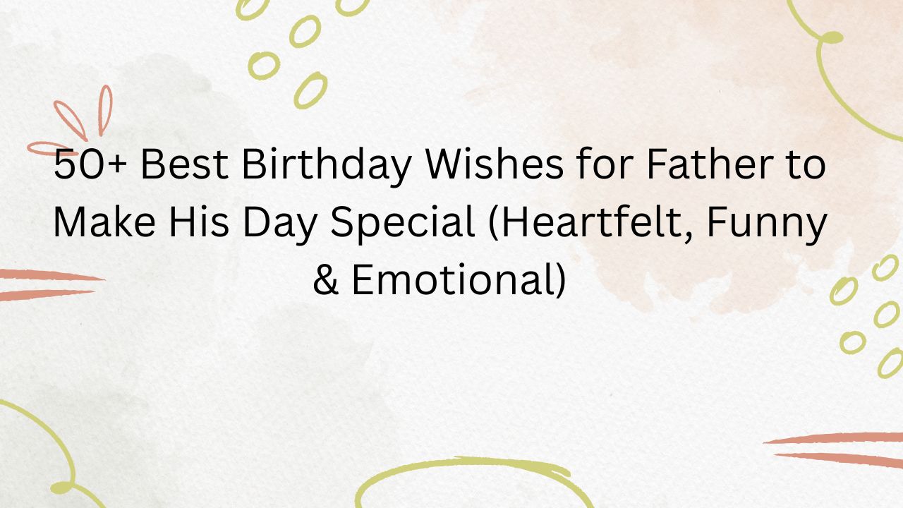 birthday wishes for father