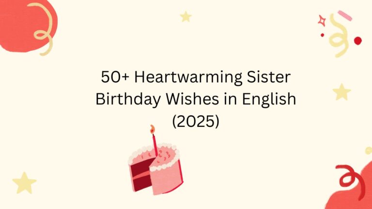 sister birthday wishes in english