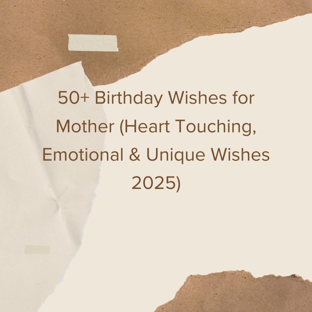 birthday wishes for mother