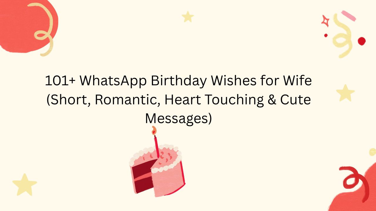 whatsapp birthday wishes for wife