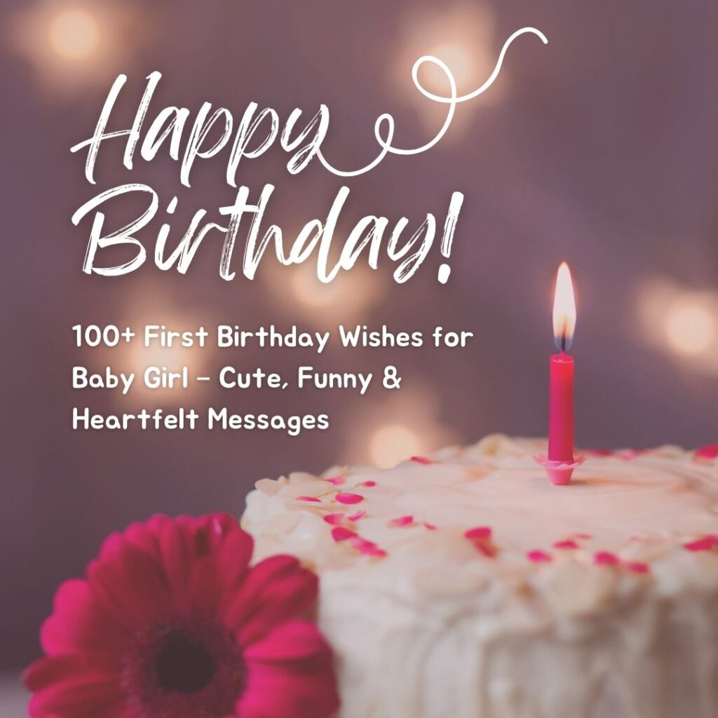 first birthday wishes for baby girl