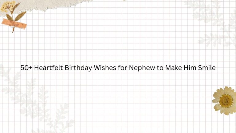 birthday wishes for nephew