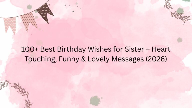 best birthday wishes for sister