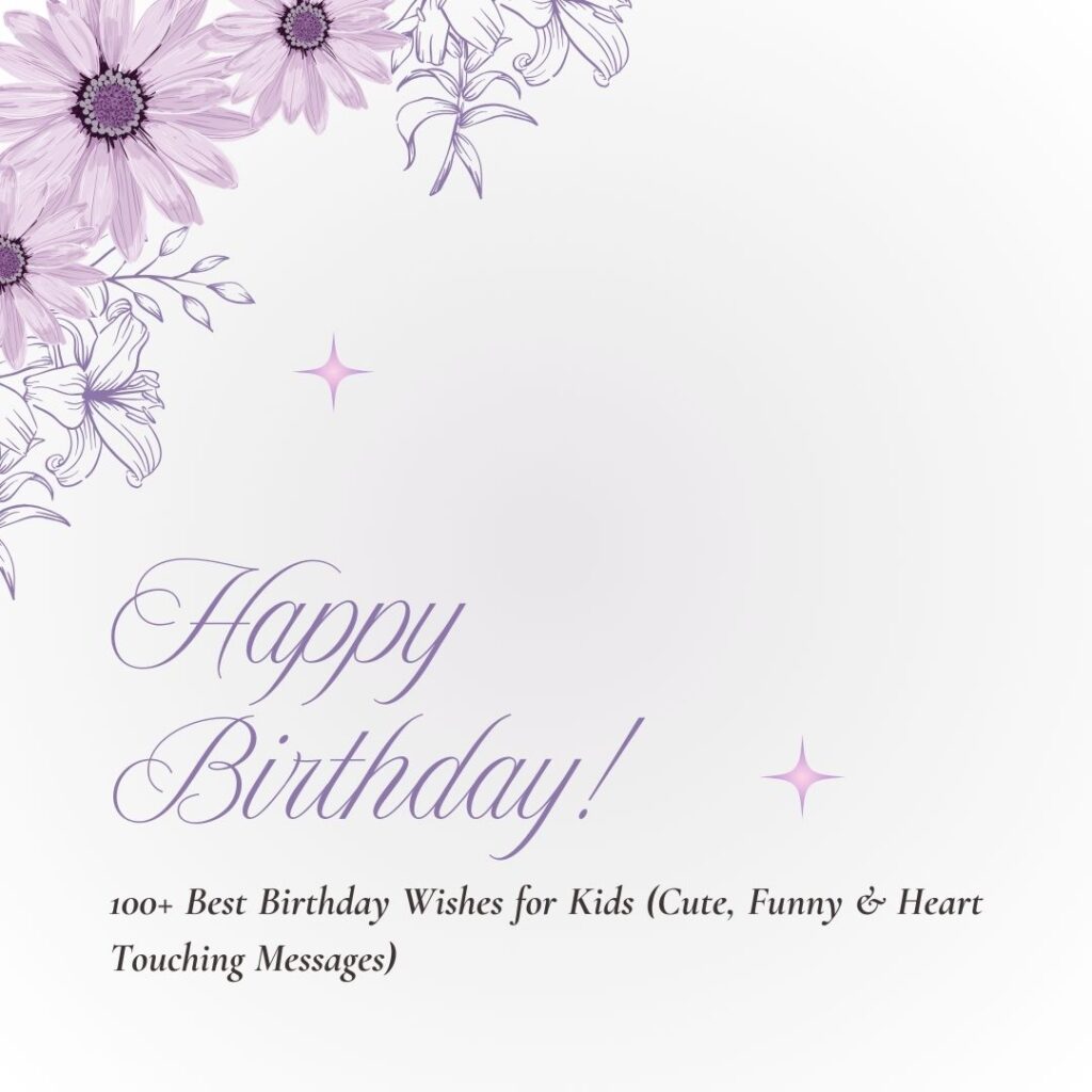 birthday wishes for kids