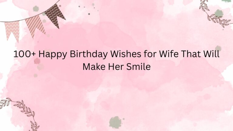 happy birthday wishes wife