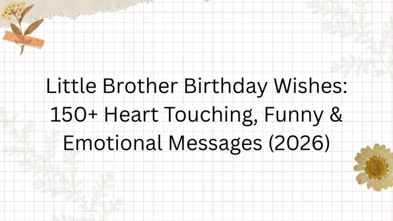 little brother birthday wishes