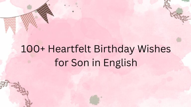 bete ke liye birthday wishes in english