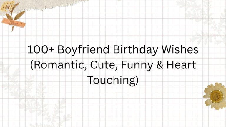 boyfriend birthday wishes