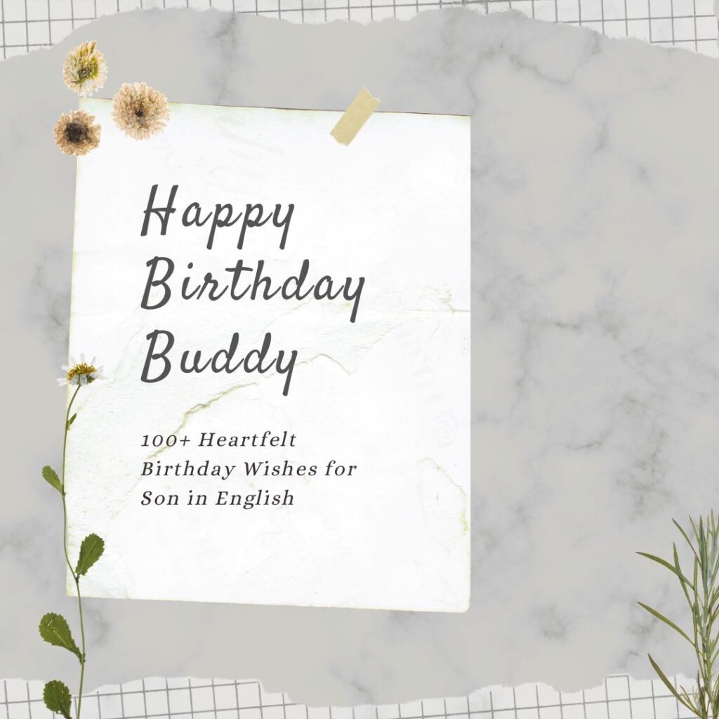 bete ke liye birthday wishes in english