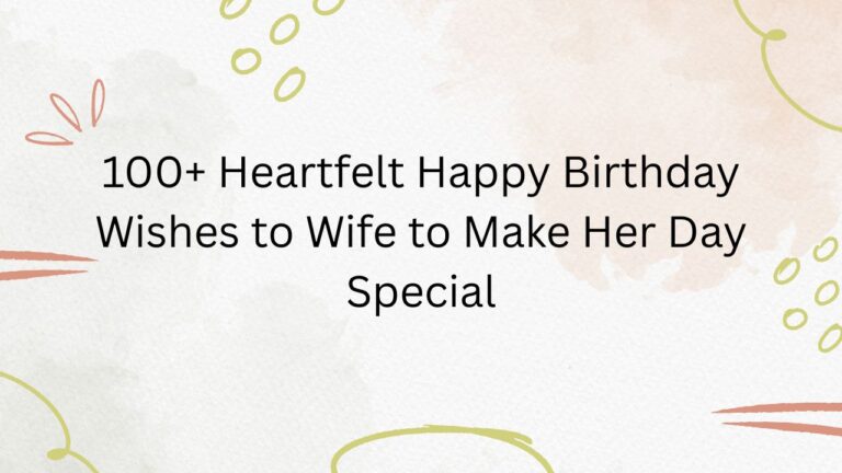 happy birthday wishes to wife