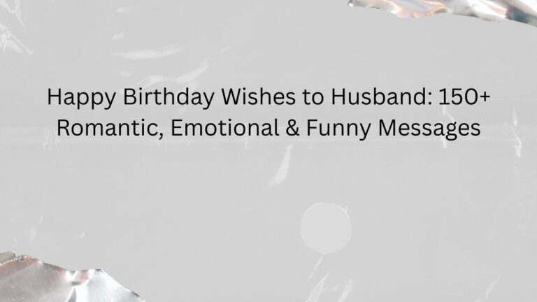 happy birthday wishes to husband