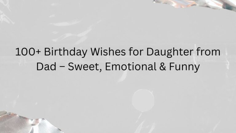 birthday wishes for daughter from dad