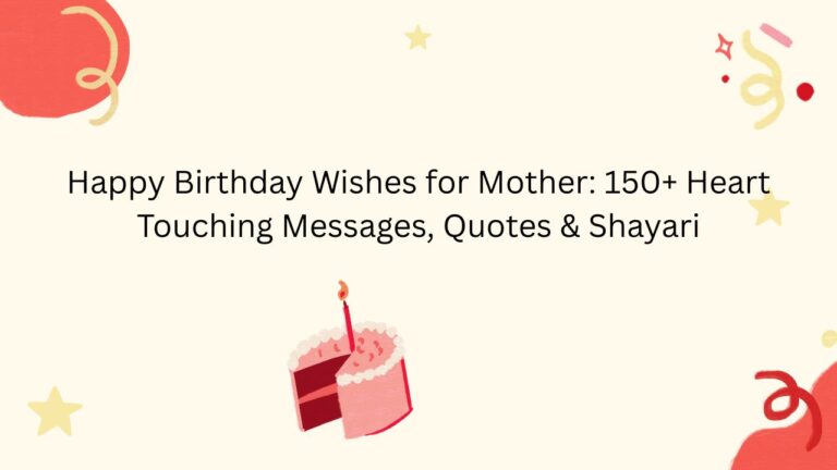 happy birthday wishes for mother