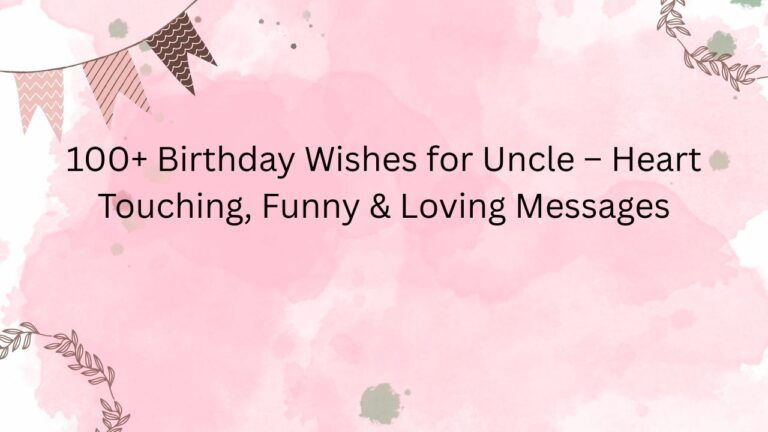 birthday wishes for uncle
