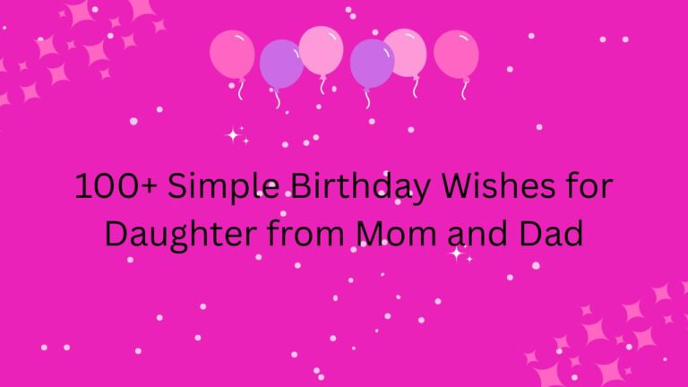simple birthday wishes for daughter