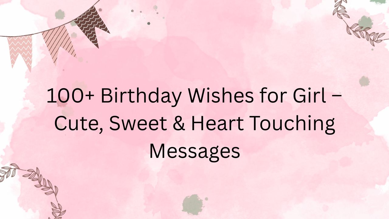 birthday wishes girl