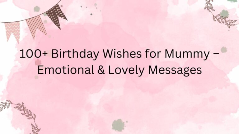 birthday wishes for mummy