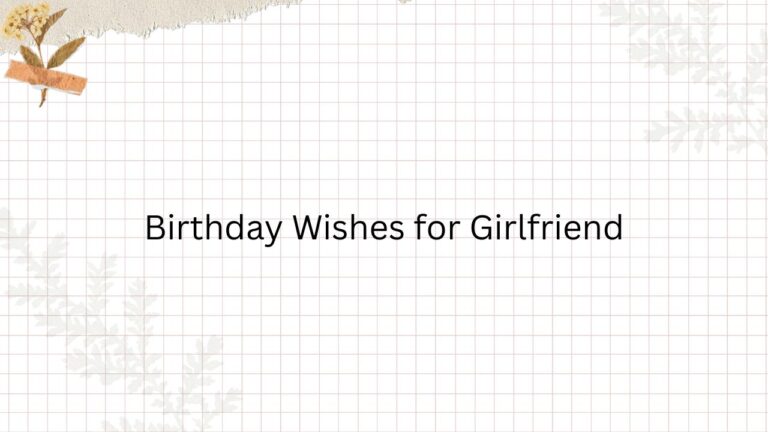 birthday wishes to girlfriend
