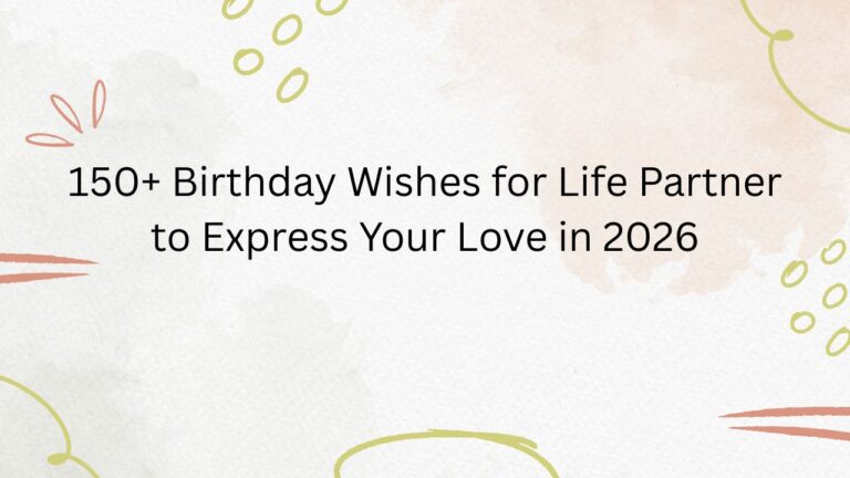 birthday wishes for life partner