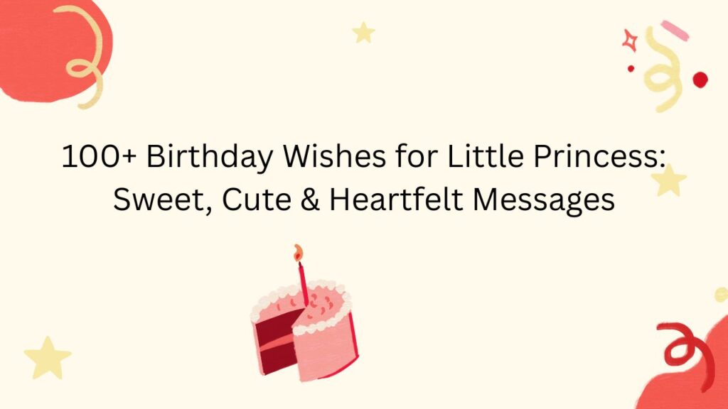 birthday wishes for little princess