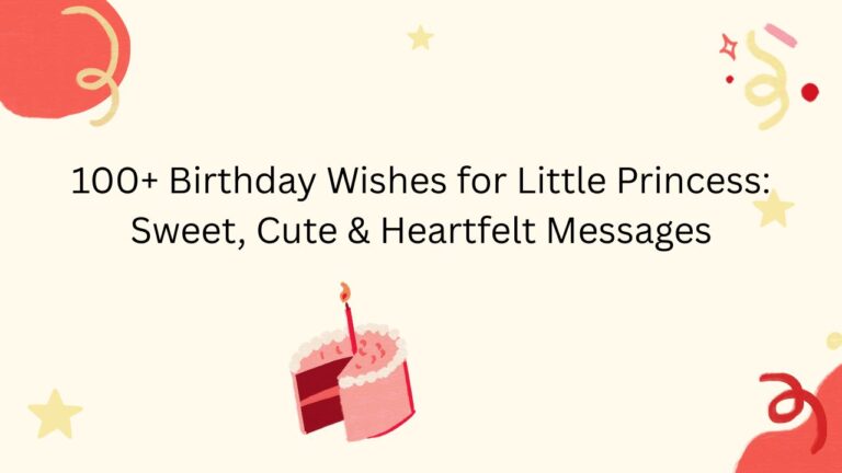 birthday wishes for little princess